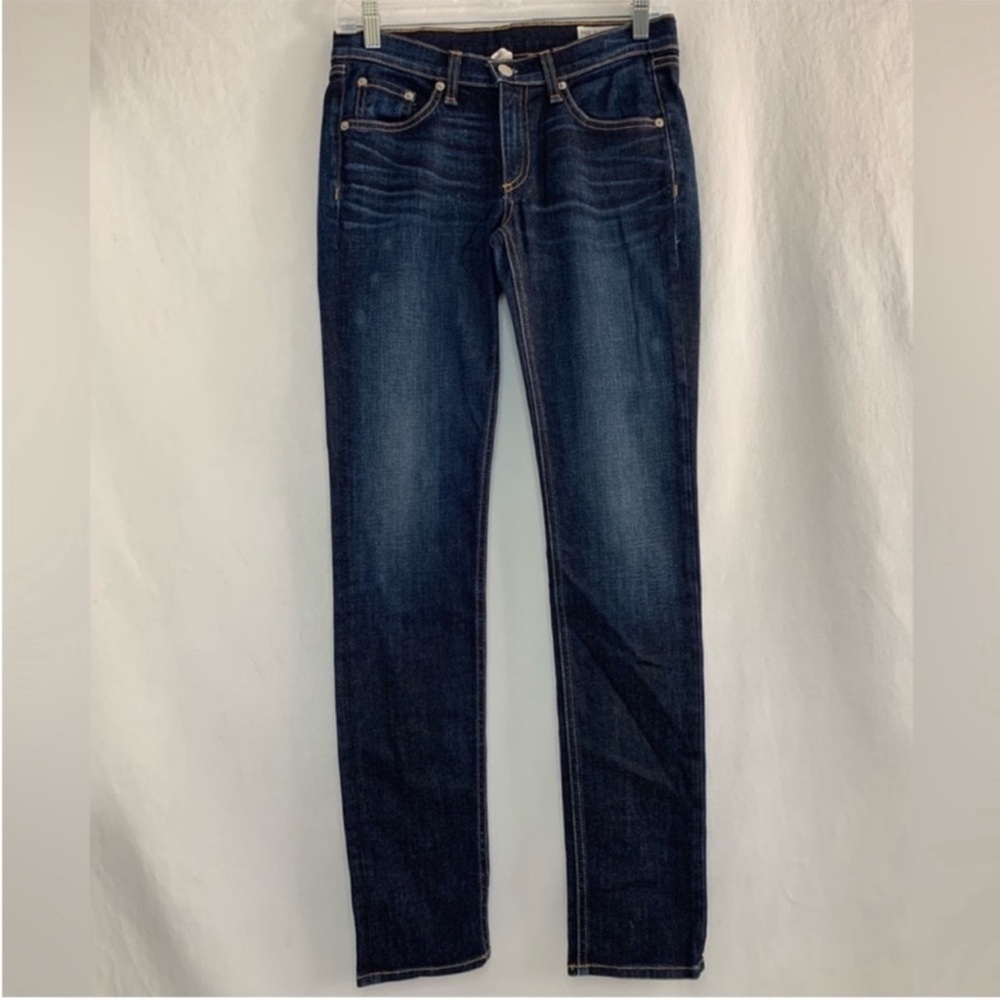 Rag & Bone Women’s Mid Rise Dark Wash Skinny Jeans Size 27